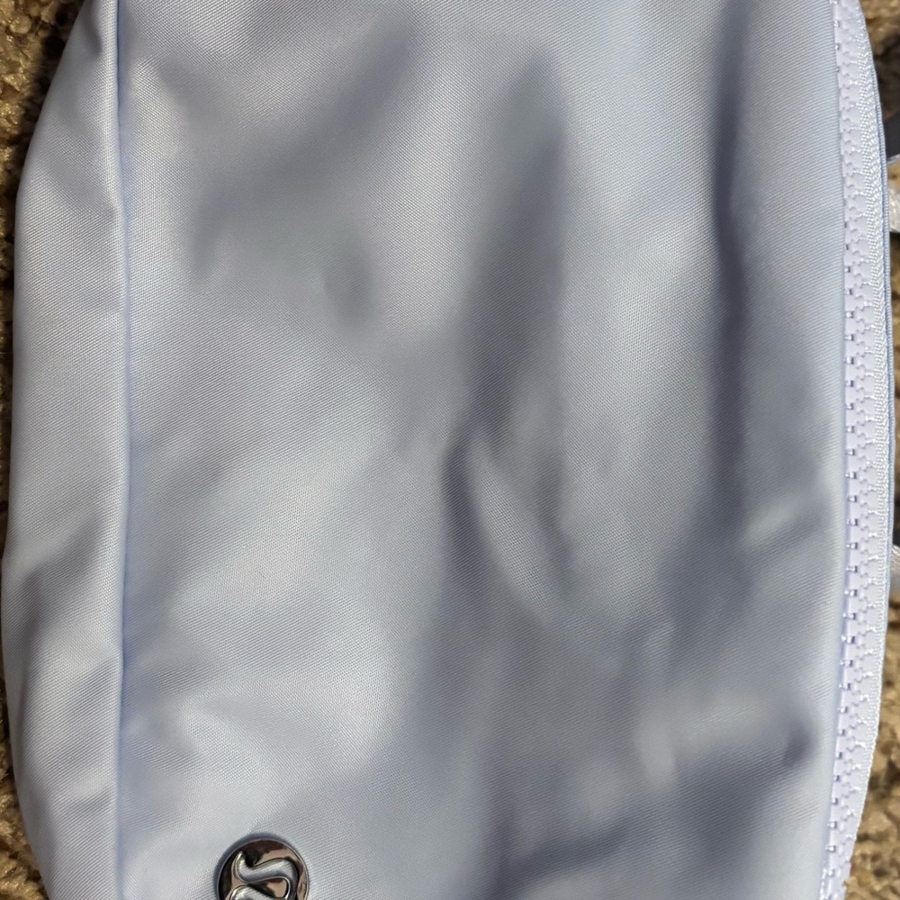 lululemon athletica pastel blue belt bag